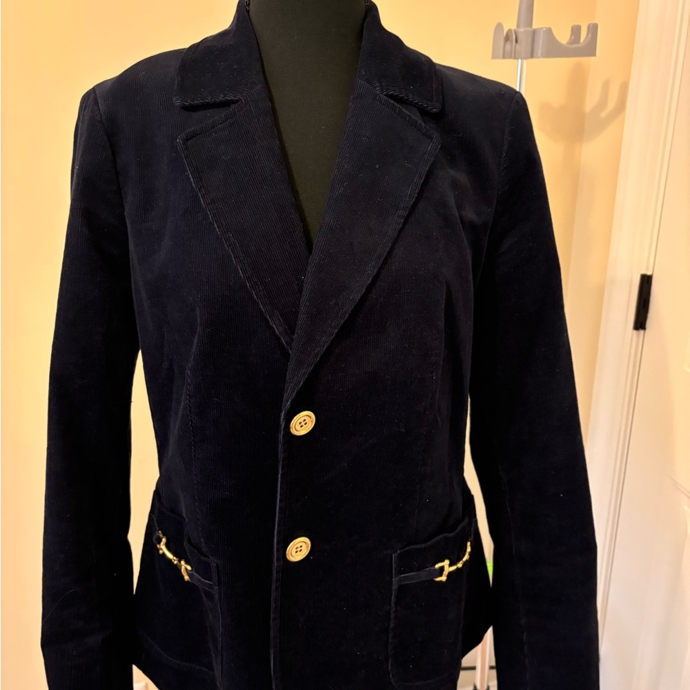 Talbots Navy Corduroy Jacket
